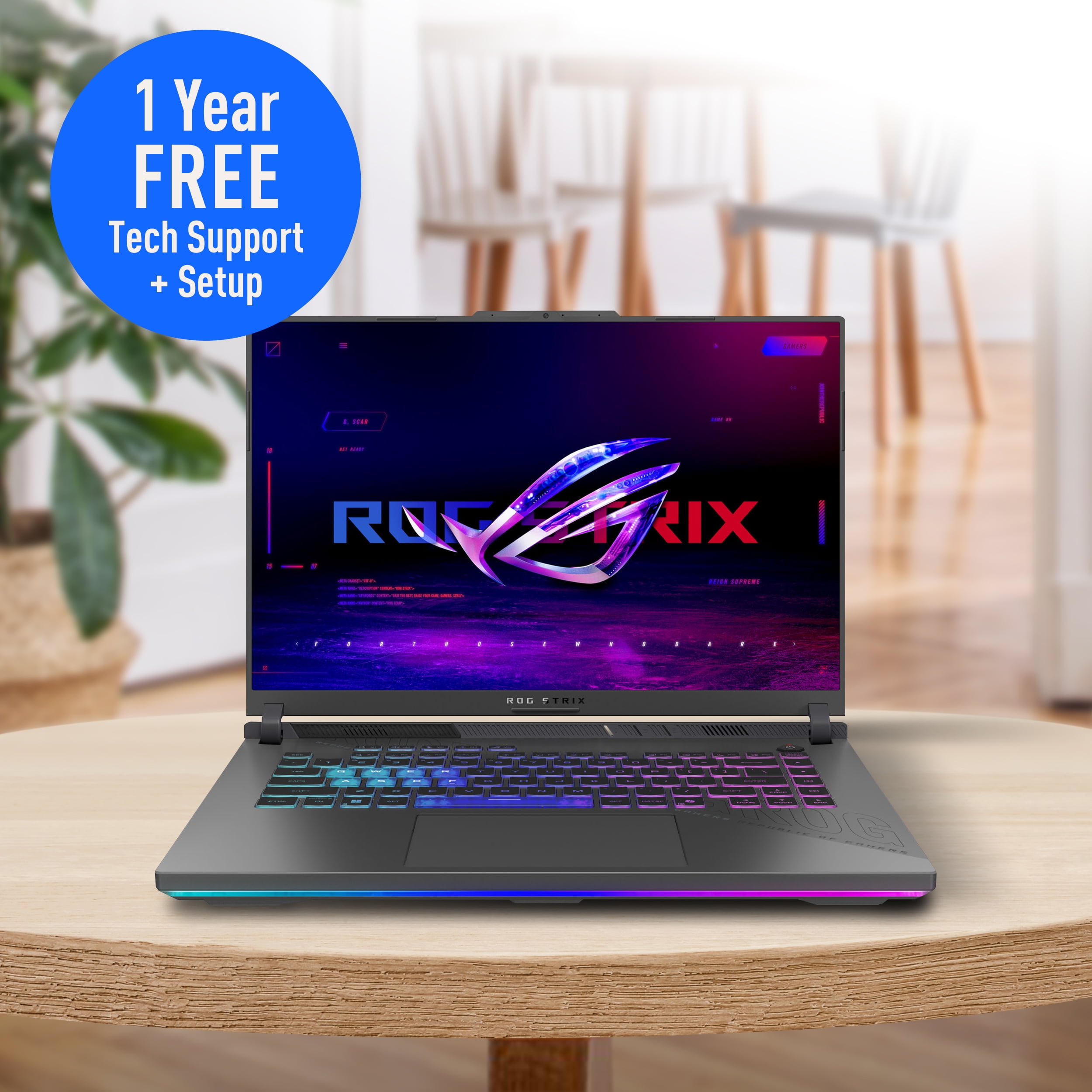 ASUS ROG Strix G16  2025  Gaming Laptop  16  WUXDA 165Hz/3ms AMD Ryzen 9 9955HX  NVIDIA GeForce RTX 5060 8GB VRAM 16GB DDR5 5600 RAM 1TB PCIe Gen 4 SSD Eclipse Gray