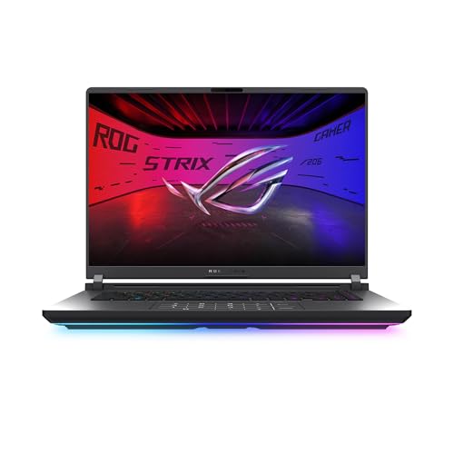 ASUS Portátil para juegos ROG Strix G16 (2025), pantalla ROG Nebula de 16 pulgadas 16:10 2.5K 240Hz/3ms, NVIDIA® GeForce RTX™ 5070 Ti GPU, procesador Intel® Core™ Ultra 9 275HX, memoria DDR5 de 32 GB