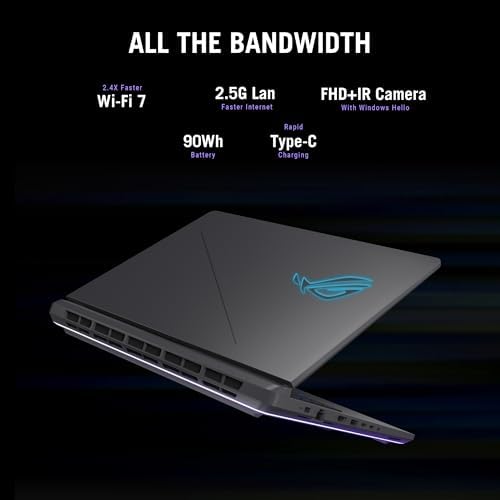 ASUS ROG Strix G16  2025  Gaming Laptop  16  FHD  16 10 165Hz/3ms Display  NVIDIA  GeForce RTX  5060 Laptop GPU  Intel  Core  i7 Processor 14650HX  16GB DDR5  1TB Gen 4 SSD  Wi Fi 7  Windows 11 Home