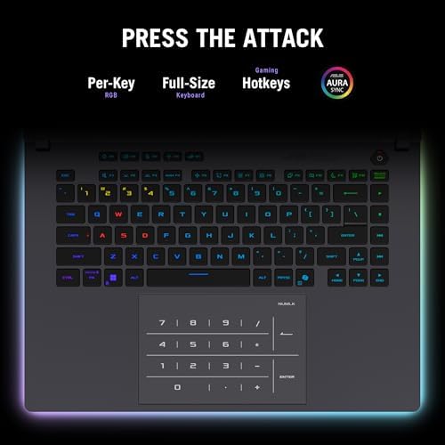 ASUS ROG Strix G16  2025  Gaming Laptop  16  FHD  16 10 165Hz/3ms Display  NVIDIA  GeForce RTX  5060 Laptop GPU  Intel  Core  i7 Processor 14650HX  16GB DDR5  1TB Gen 4 SSD  Wi Fi 7  Windows 11 Home