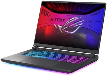 ASUS Portátil para juegos ROG Strix G16 (2025), pantalla FHD+ 16:10 165Hz/3ms, GPU NVIDIA® GeForce RTX™ 5060, procesador Intel® Core™ i7 14650HX, DDR5 de 16 GB, SSD de 1 TB Gen 4, Wi-Fi 7, Windows 11