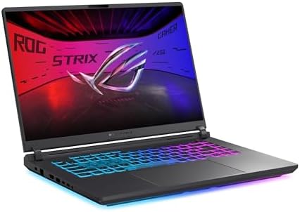 ASUS ROG Strix G16 (2025) portátil para juegos, pantalla FHD+ de 16” 16:10 165Hz/3ms, unidad de procesamiento de gráficos GeForce RTX™ 5060, procesador Intel® Core™ i7 14650HX, 16 GB DDR5, SSD Gen 4