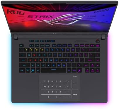 ASUS ROG Strix G16  2025  Gaming Laptop  16  ROG Nebula 16 10 2 5K 240Hz/3ms  NVIDIA  GeForce RTX  5080  Intel  Core Ultra 9 275HX  32GB DDR5  1TB PCIe Gen 4 SSD  Wi Fi 7  Windows 11 Home  G615LW AS96