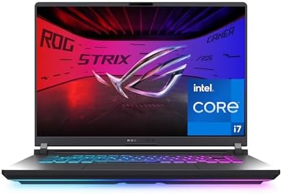 ASUS ROG Strix G16  2025  Gaming Laptop  16  FHD  16 10 165Hz/3ms  NVIDIA  GeForce RTX  5060  Intel  Core  i7 Processor 14650HX  16GB DDR5  1TB Gen 4 SSD  Wi Fi 7  Windows 11 Home  G615JMR AS74