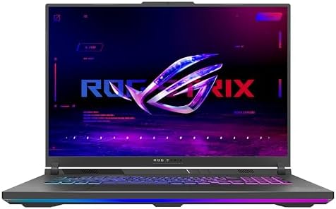 ASUS ROG Strix G18 ROG Nebula Display 2.5K 240Hz 3ms 18" Gaming Laptop AMD Ryzen 9 8940HX 16GB RAM 1TB SSD NVIDIA GeForce RTX 5070 Eclipse Gris