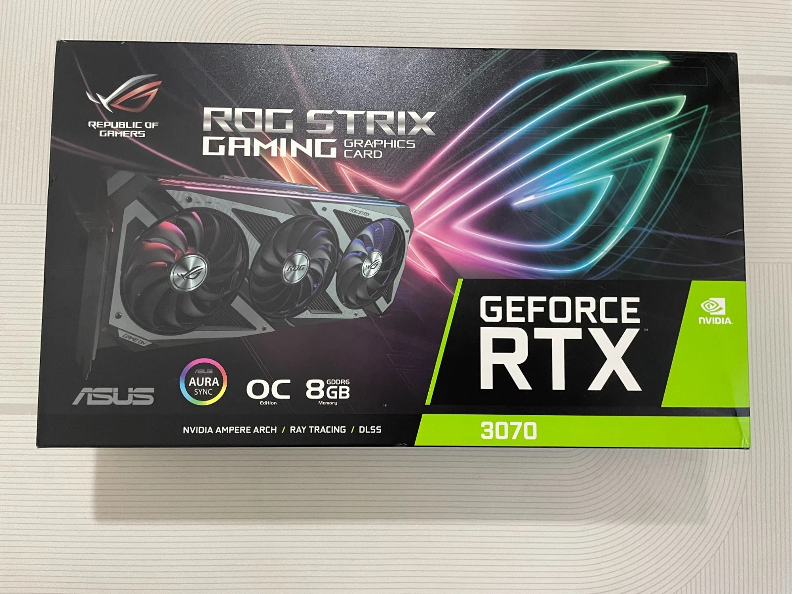 ASUS ROG Strix GeForce RTX 3070 8GB GDDR6 Graphics Card