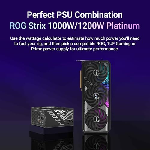 ASUS ROG Strix GeForce RTX 5070 Ti OC Edition 16GB GDDR7 Graphics Card  PCIe 5 0  HDMI/DP 2 1  3 2 slot  Axial tech fans  MaxContact design with vapor chamber  phase change GPU thermal pad  aura sync