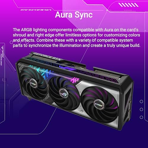 ASUS Tarjeta gráfica ROG Strix GeForce RTX 5070 Ti OC de 16 GB GDDR7 (PCIe 5.0, HDMI/DP 2.1, 3.2 ranuras, ventiladores de tecnología axial, diseño de cámara de vapor, almohadilla térmica de GPU de