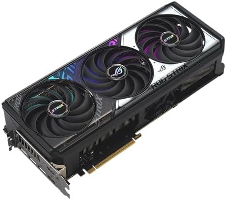 ASUS ROG Strix GeForce RTX 5070 Ti OC 16GB GDDR7 Graphics Card PCIe 5 0  HDMI/DP 2 1  3 2 Slot  Axial tech Fans  Vapor Chamber MaxContact Design  Phase Change GPU Thermal pad  Aura Sync