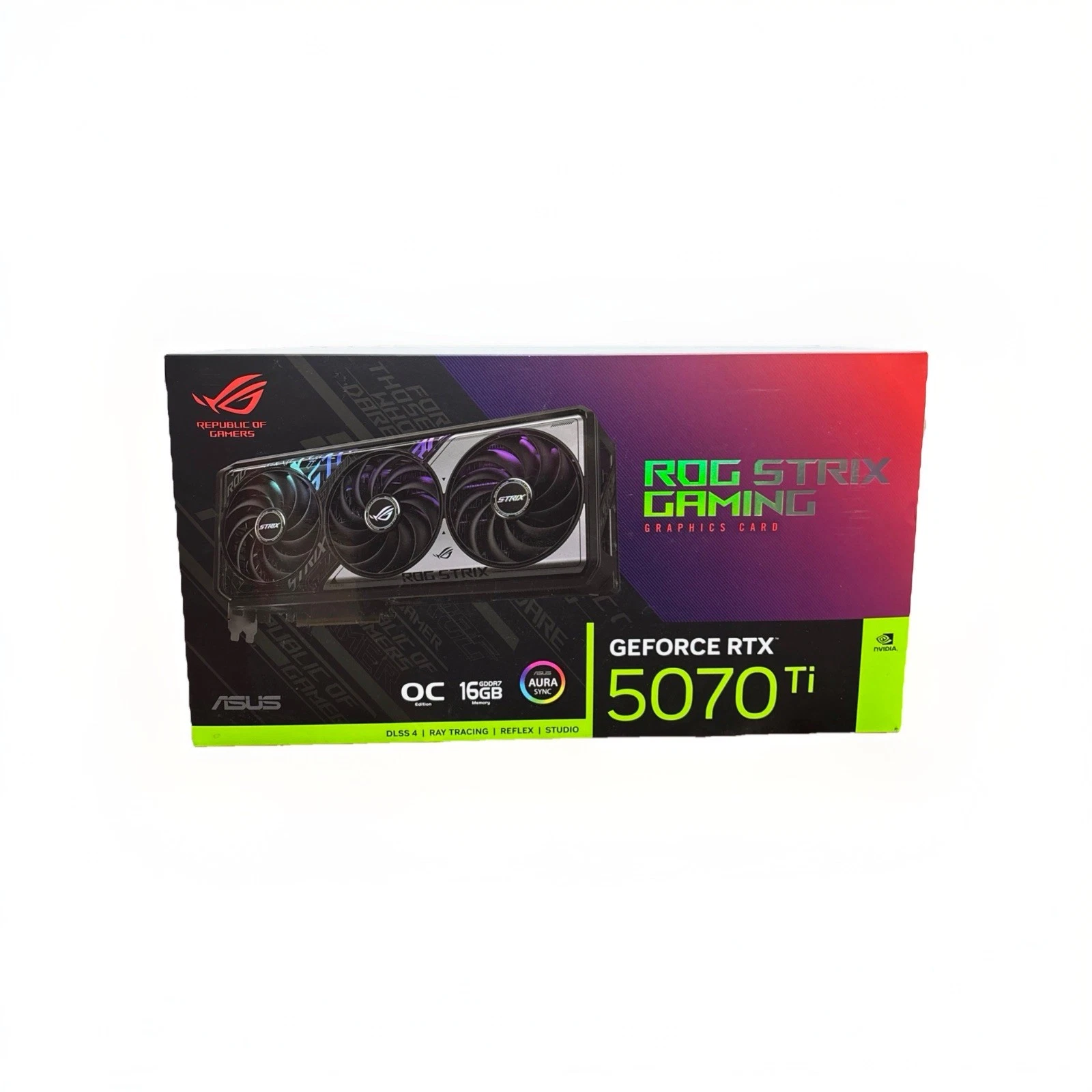 ASUS ROG Strix GeForce RTX 5070 Ti OC Edition 16GB GDDR7Gaming Graphics Card New