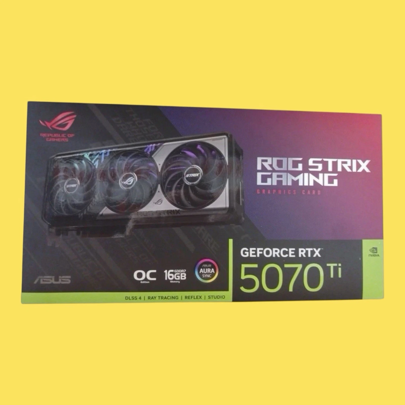 ASUS ROG Strix GeForce RTX 5070 Ti OC Edition 16GB GDDR7 Graphics Card