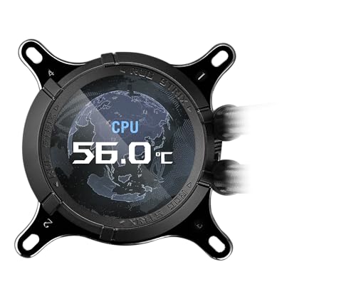 ASUS ROG Strix LC III 360 ARGB All in one CPU Liquid Cooler with 360  rotatable Water Block  Asetek s New Gen7 v2 Pump  Premium ROG ARGB Fans  and 10  Custom Aura Lighting Effects