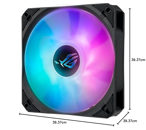 ASUS ROG Strix LC III 360 ARGB All in one CPU Liquid Cooler with 360  rotatable Water Block  Asetek s New Gen7 v2 Pump  Premium ROG ARGB Fans  and 10  Custom Aura Lighting Effects