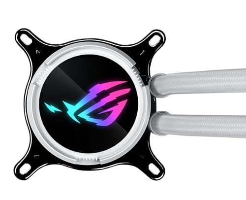 ASUS ROG Strix LC III 360 ARGB All in one CPU Liquid Cooler with 360  rotatable Water Block  Asetek s New Gen7 v2 Pump  Premium ROG ARGB Fans  and 10  Custom Aura Lighting Effects