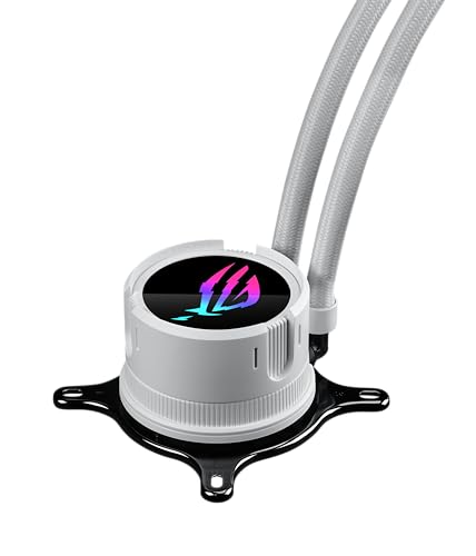 ASUS ROG Strix LC III 360 ARGB All in one CPU Liquid Cooler with 360  rotatable Water Block  Asetek s New Gen7 v2 Pump  Premium ROG ARGB Fans  and 10  Custom Aura Lighting Effects