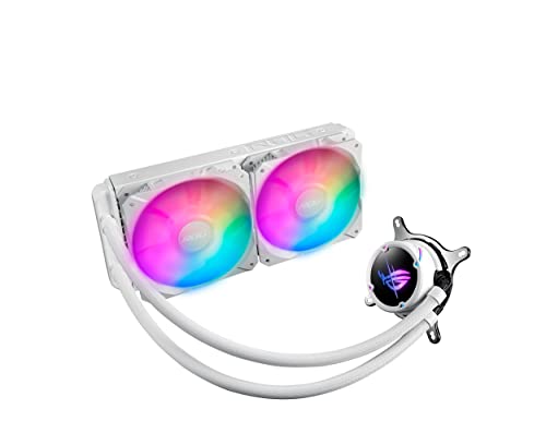 ASUS ROG Strix LC III 360 ARGB All in one CPU Liquid Cooler with 360  rotatable Water Block  Asetek s New Gen7 v2 Pump  Premium ROG ARGB Fans  and 10  Custom Aura Lighting Effects