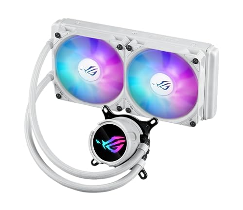 ASUS ROG Strix LC III 360 ARGB All in one CPU Liquid Cooler with 360  rotatable Water Block  Asetek s New Gen7 v2 Pump  Premium ROG ARGB Fans  and 10  Custom Aura Lighting Effects