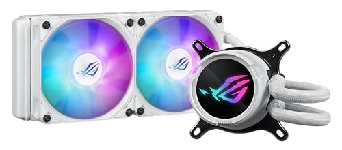 ASUS ROG Strix LC III 360 ARGB All in one CPU Liquid Cooler with 360  rotatable Water Block  Asetek s New Gen7 v2 Pump  Premium ROG ARGB Fans  and 10  Custom Aura Lighting Effects