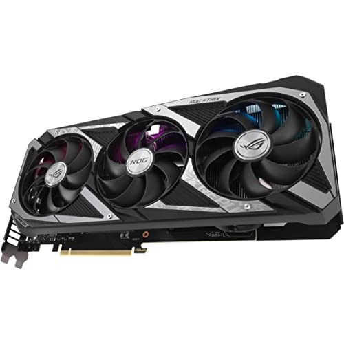 ASUS ROG Strix NVIDIA GeForce RTX 3060 V2 OC Edition Gaming Graphics Card  PCIe 4 0  12GB GDDR6  HDMI 2 1  DisplayPort 1 4a  Axial tech Fan Design  2 7 Slot  Super Alloy Power II  GPU Tweak II 