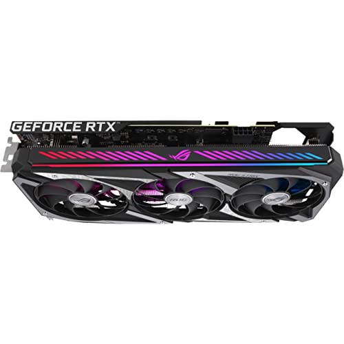 ASUS ROG Strix NVIDIA GeForce RTX 3060 V2 OC Edition Gaming Graphics Card  PCIe 4 0  12GB GDDR6  HDMI 2 1  DisplayPort 1 4a  Axial tech Fan Design  2 7 Slot  Super Alloy Power II  GPU Tweak II 
