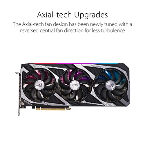 ASUS ROG Strix NVIDIA GeForce RTX 3060 V2 OC Edition Gaming Graphics Card  PCIe 4 0  12GB GDDR6  HDMI 2 1  DisplayPort 1 4a  Axial tech Fan Design  2 7 Slot  Super Alloy Power II  GPU Tweak II 