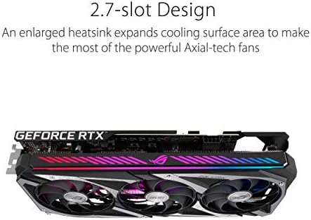 ASUS ROG Strix NVIDIA GeForce RTX 3060 V2 OC Edition Gaming Graphics Card  PCIe 4 0  12GB GDDR6  HDMI 2 1  DisplayPort 1 4a  Axial tech Fan Design  2 7 Slot  Super Alloy Power II  GPU Tweak II 