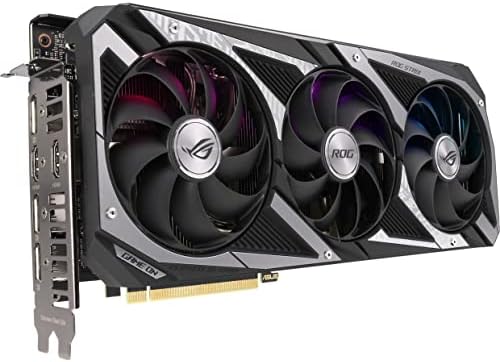 ASUS ROG Strix NVIDIA GeForce RTX 3060 V2 OC Edition Gaming Graphics Card  PCIe 4 0  12GB GDDR6  HDMI 2 1  DisplayPort 1 4a  Axial tech Fan Design  2 7 Slot  Super Alloy Power II  GPU Tweak II 
