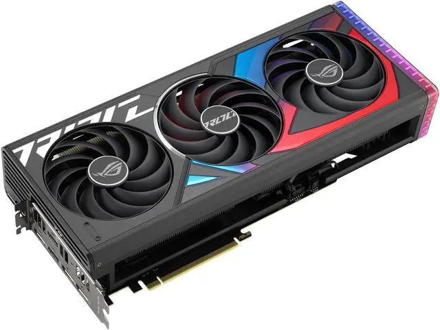 ASUS ROG Strix NVIDIA GeForce RTX 4070 Ti Gaming Graphics Card  PCIe 4 0  12GB GDDR6X  HDMI 2 1a  DisplayPort 1 4a  ROG STRIX RTX4070TI 12G GAMING