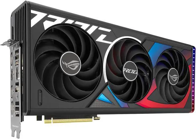 ASUS ROG Strix NVIDIA GeForce RTX 4070 Ti Gaming Graphics Card  PCIe 4 0  12GB GDDR6X  HDMI 2 1a  DisplayPort 1 4a  ROG STRIX RTX4070TI 12G GAMING