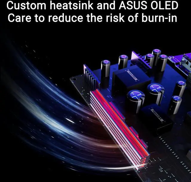 ASUS ROG Strix OLED XG27AQDMGZ gaming monitor 27" 1440p glossy WOLED panel  240 Hz  0 03 ms  custom heatsink  OLED Anti flicker  ASUS OLED Care 99  DCI P3  and DisplayWidget Center
