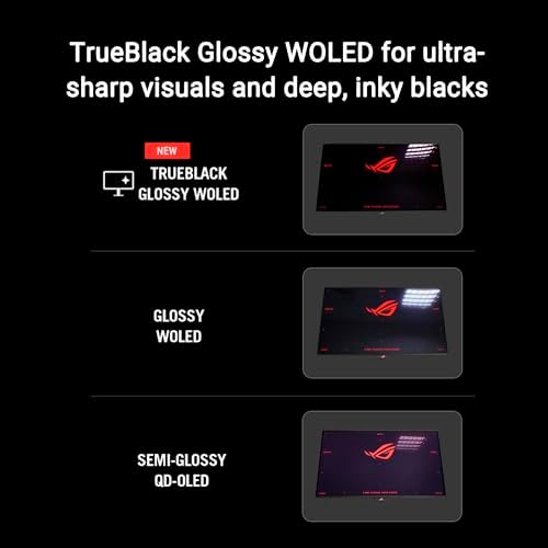 ASUS ROG Strix OLED 27  1440P Gaming Monitor  XG27AQWMG    QHD  TrueBlack Glossy Tandem OLED  280Hz  0 03ms  Neo Proximity Sensor  DisplayHDR True Black 500  99  DCI P3  DisplayWidget  3yr Warranty
