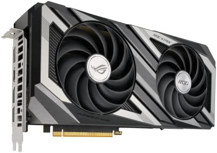 ASUS ROG Strix Radeon  RX 7600 OC Edition 8GB GDDR6 Graphics Card  PCIe 4 0  8GB GDDR6  HDMI 2 1  DisplayPort 1 4a  Axial tech Fans  Dual BIOS  GPU Tweak III 