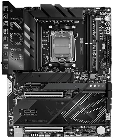 ASUS ROG Strix X670E E Gaming Socket AM5 LGA 1718  Ryzen 7000 ATX Motherboard 18 2 Power Stages PCIe  5 0  DDR 4xM 2 Slots USB 3 2 Gen 2x2  WiFi 6E PCIe Slot Q Release  M 2 Q Latch