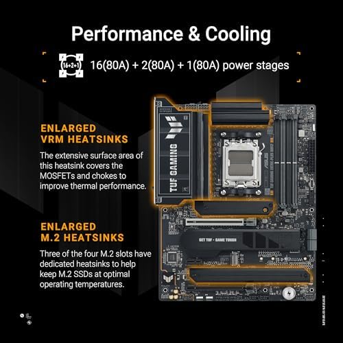 ASUS ROG Strix X870E E Gaming WiFi AMD AM5 X870 ATX Motherboard 18 2 2 Power Stages  Dynamic OC Switcher  Core Flex  DDR5 AEMP  WiFi 7  5X M 2  PCIe  5 0  Q Release Slim  USB4   AI OCing & Networking