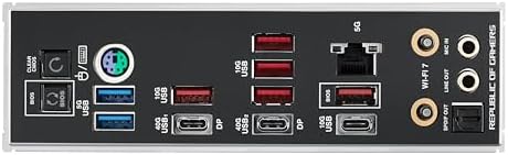 ASUS ROG Strix X870E E Gaming WiFi AMD AM5 X870 ATX Motherboard 18 2 2 Power Stages  Dynamic OC Switcher  Core Flex  DDR5 AEMP  WiFi 7  5X M 2  PCIe  5 0  Q Release Slim  USB4   AI OCing & Networking