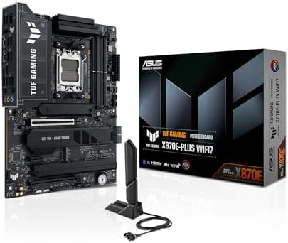 ASUS ROG Strix X870E E Gaming WiFi AMD AM5 X870 ATX Motherboard 18 2 2 Power Stages  Dynamic OC Switcher  Core Flex  DDR5 AEMP  WiFi 7  5X M 2  PCIe  5 0  Q Release Slim  USB4   AI OCing & Networking