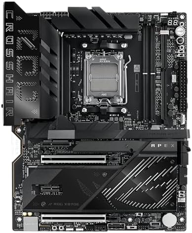 ASUS ROG Strix X870E E Gaming WiFi AMD AM5 X870 ATX Motherboard 18 2 2 Power Stages  Dynamic OC Switcher  Core Flex  DDR5 AEMP  WiFi 7  5X M 2  PCIe  5 0  Q Release Slim  USB4   AI OCing & Networking