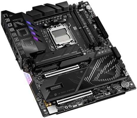 ASUS ROG Strix X870E E Gaming WiFi AMD AM5 X870 ATX Motherboard 18 2 2 Power Stages  Dynamic OC Switcher  Core Flex  DDR5 AEMP  WiFi 7  5X M 2  PCIe  5 0  Q Release Slim  USB4   AI OCing & Networking