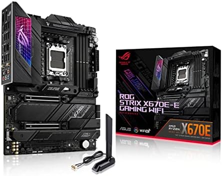 ASUS ROG Strix X870E E Gaming WiFi AMD AM5 X870 ATX Motherboard 18 2 2 Power Stages  Dynamic OC Switcher  Core Flex  DDR5 AEMP  WiFi 7  5X M 2  PCIe  5 0  Q Release Slim  USB4   AI OCing & Networking