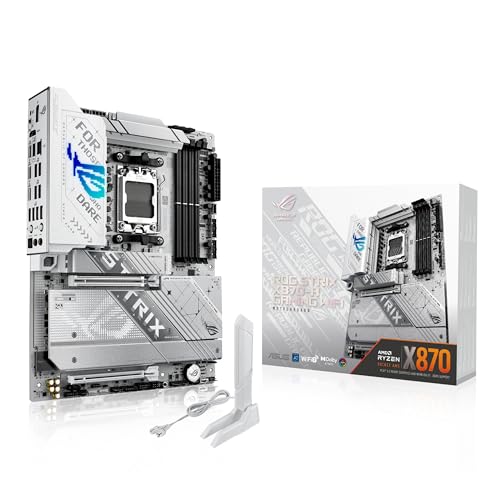 ASUS ROG Strix X870 A Gaming WiFi AMD AM5 X870 ATX Motherboard 16 2 2 Power Stages  Dynamic OC Switcher  Core Flex  DDR5 AEMP  WiFi 7  4X M 2  PCIe  5 0  Q Release Slim  USB4   AI OCing & Networking