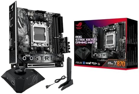 ASUS ROG Strix X870 A Gaming WiFi AMD AM5 X870 ATX Motherboard 16 2 2 Power Stages  Dynamic OC Switcher  Core Flex  DDR5 AEMP  WiFi 7  4X M 2  PCIe  5 0  Q Release Slim  USB4   AI OCing & Networking