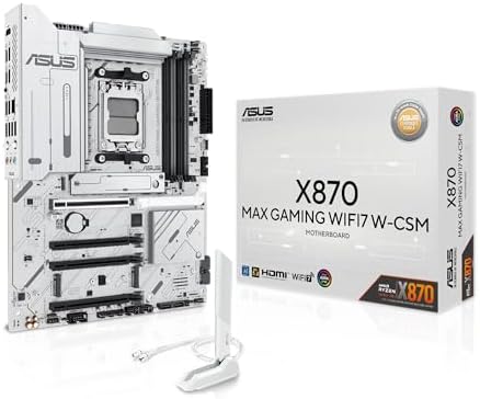 ASUS ROG Strix X870 A Gaming WiFi AMD AM5 X870 ATX Motherboard 16 2 2 Power Stages  Dynamic OC Switcher  Core Flex  DDR5 AEMP  WiFi 7  4X M 2  PCIe  5 0  Q Release Slim  USB4   AI OCing & Networking