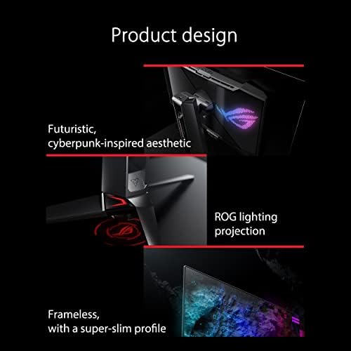ASUS ROG Swift 27  4K QD OLED Gaming Monitor  PG27UCDM    240Hz  0 03ms  Custom Heatsink  Neo Proximity Sensor  G SYNC Compatible  99  DCI P3  True 10 bit color  DisplayPort 2 1a UHBR20  3 yr warranty