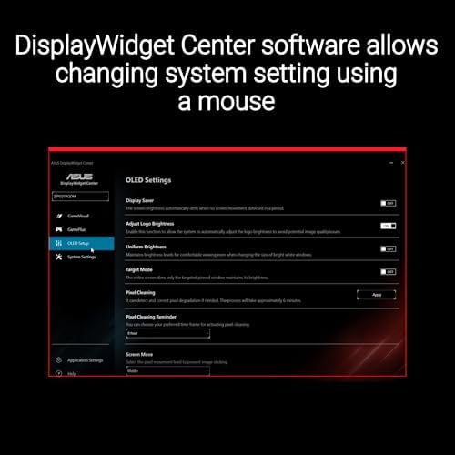 ASUS ROG Swift 27   26 5  viewable  1440P OLED DSC Gaming Monitor  PG27AQDM R    QHD  2560x1440  240Hz  0 03ms  G SYNC Compatible  99  DCI P3  True 10 bit  Monitor Arm Included  3 yr Warranty