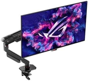 ASUS ROG Swift 27   26 5  viewable  1440P OLED DSC Gaming Monitor  PG27AQDM R    QHD  2560x1440  240Hz  0 03ms  G SYNC Compatible  99  DCI P3  True 10 bit  Monitor Arm Included  3 yr Warranty
