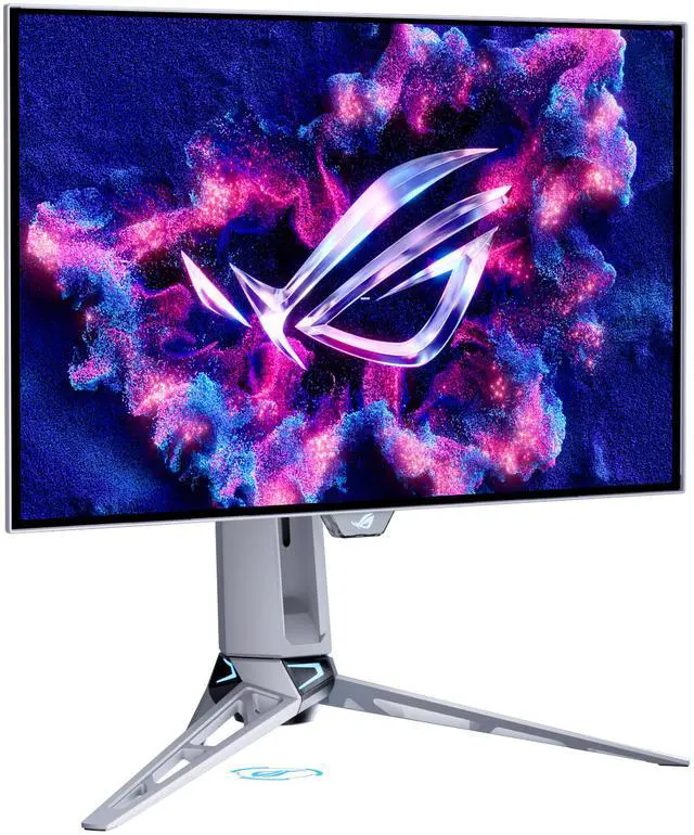 ASUS ROG Swift 27 inch  26 5" viewable  Dual Mode QHD 1440P 540Hz Full HD 720Hz AMD FreeSync Premium Pro & G SYNC compatible 0 02ms HDR500 OLED Gaming Computer Monitor Glossy True Black PG27AQWP W