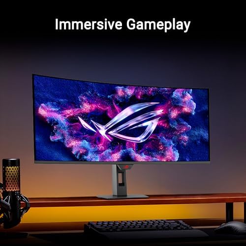 ASUS ROG Swift 32  4K OLED Gaming Monitor  PG32UCDM    UHD  3840 x 2160   QD OLED  240Hz  0 03ms  G SYNC Compatible  Custom Heatsink  Graphene Film  99  DCI P3  True 10 bit  90W USB C