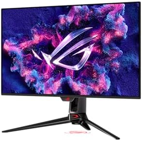 ASUS ROG Swift - Monitor OLED para juegos 4K de 32 pulgadas (PG32UCDM) - UHD (3840 x 2160), QD-OLED, 240Hz, 0.03ms, compatible con G-SYNC, disipador de calor personalizado, película de grafeno, 99% DCI-P3, True 10-bit, 90W USB-C