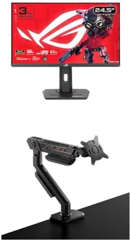 ASUS ROG Swift - Monitor OLED para juegos 4K de 32 pulgadas (PG32UCDM) - UHD (3840 x 2160), QD-OLED, 240Hz, 0.03ms, compatible con G-SYNC, disipador de calor personalizado, película de grafeno, 99% DCI-P3, True 10-bit, 90W USB-C
