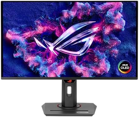 ASUS ROG Swift - Monitor OLED para juegos 4K de 32 pulgadas (PG32UCDM) - UHD (3840 x 2160), QD-OLED, 240Hz, 0.03ms, compatible con G-SYNC, disipador de calor personalizado, película de grafeno, 99% DCI-P3, True 10-bit, 90W USB-C